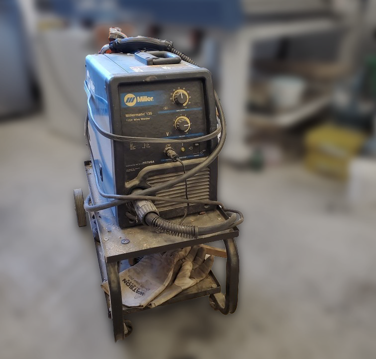 Industrial welding equipment for fabricating VR hardware