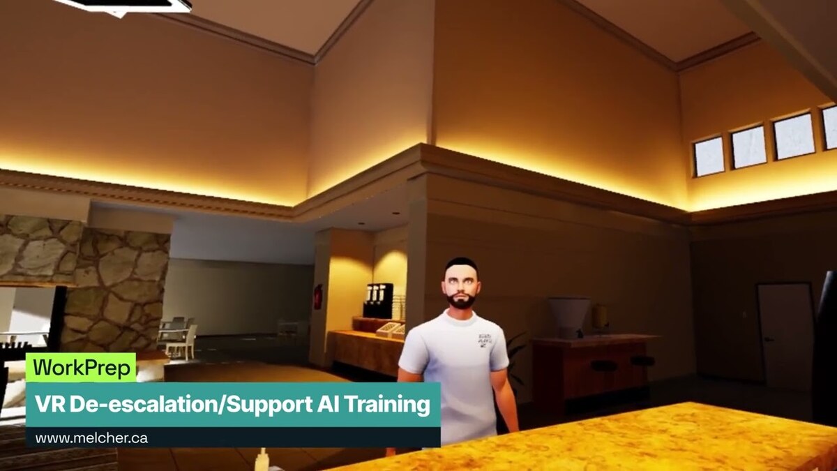 CIBC VR De-escalation and Sales AI Training by Melcher Studios